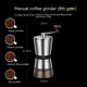 thumbnail image 1 of Molinillo de Café Manual estilos rebaba cónica de acero inoxidable rebaba de cerámica molinillo para expreso portátil para café por goteo cerveza fría, 1 of 5