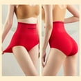 thumbnail image 3 of Baqcunre High Waist Lifting Buttock Panties Bundle Waist Thin Stomach Constricting Slimming Briefs Women'S Panties Butt Lifting Shapewear Shapewear Tummy Control Womens Underwear,Color Red,M, 3 of 5