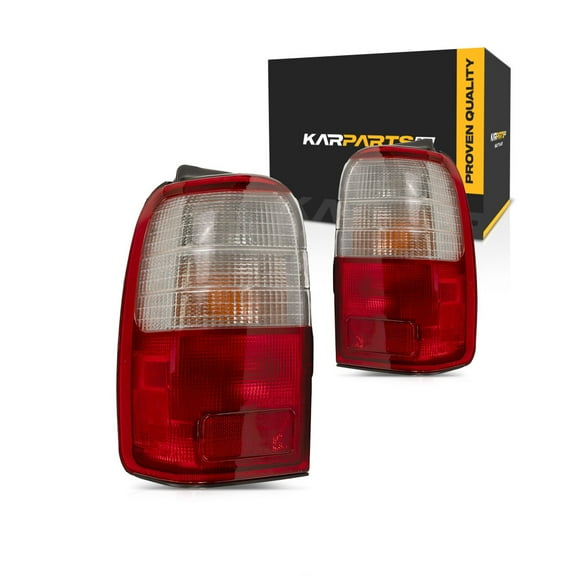 For 1997-2000 Toyota 4Runner Tail Light Driver and Passenger Side Bulbs Included TO2800123, TO2801123 - Replaces 81560-35121, 81550-35121 ;from 1/97