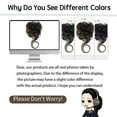 thumbnail image 5 of 2Pcs Messy Bun Hair Piece Tousled Updo with Tendrils Synthetic Wavy Curly Elastic Band Hair Extensions, 5 of 5