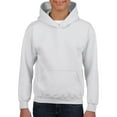 thumbnail image 1 of Heavy Blend Youth Hooded Sweatshirt, XS, White, 1 of 1