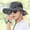 Dark Gray, variant on Sun Hats for Men UPF 50+ Foldable Wide Brim Outdoor Hiking hat Beach Summer cowboy Hats-Khaki hat