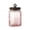 Pink, variant on HOARBOEG Green Vintage Borosilicate Glass Storage Jar with Airtight Lid, 6.77in Kitchen Canister for Coffee Beans Nuts Candy, Food-Safe Clear Sealed Container, Pantry Organizer