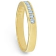 thumbnail image 2 of Pompeii 14k Yellow Gold 1/4ct Diamond Wedding Stackable Womens Ring (G/H,I1), 2 of 4