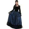 thumbnail image 2 of Adult Women's Dark Victorian Era Funeral Lady Princess Dress Costume XL 14-16, 2 of 2