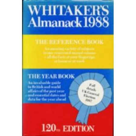 Pre-Owned Whitaker s Almanack 1988 (Hardcover) 9780850211788