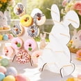 thumbnail image 4 of Easter Wooden Display Stand for Lollipops & Donuts, Easter Party Dessert Holder Wooden Ornament for Tabletop Candy Display & Holiday Party Decoration, 4 of 5