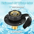 thumbnail image 4 of Válvula de retención de latón Tecreddy de entrada de agua RV City con brida de 7,5 cm, 4 of 7