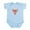 Sky Blue, variant on CafePress - Phoenix Infant Bodysuit - Baby Light Bodysuit, Size Newborn - 24 Months