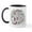 White/Black Inside, variant on CafePress - Snoopy Skating To Music - 11 oz Ceramic Mug - Novelty Coffee Tea Cup