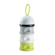 BEABA Formula & Snack Container, Stackable, Neon