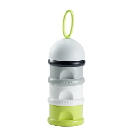 BEABA Formula & Snack Container, Stackable, Neon