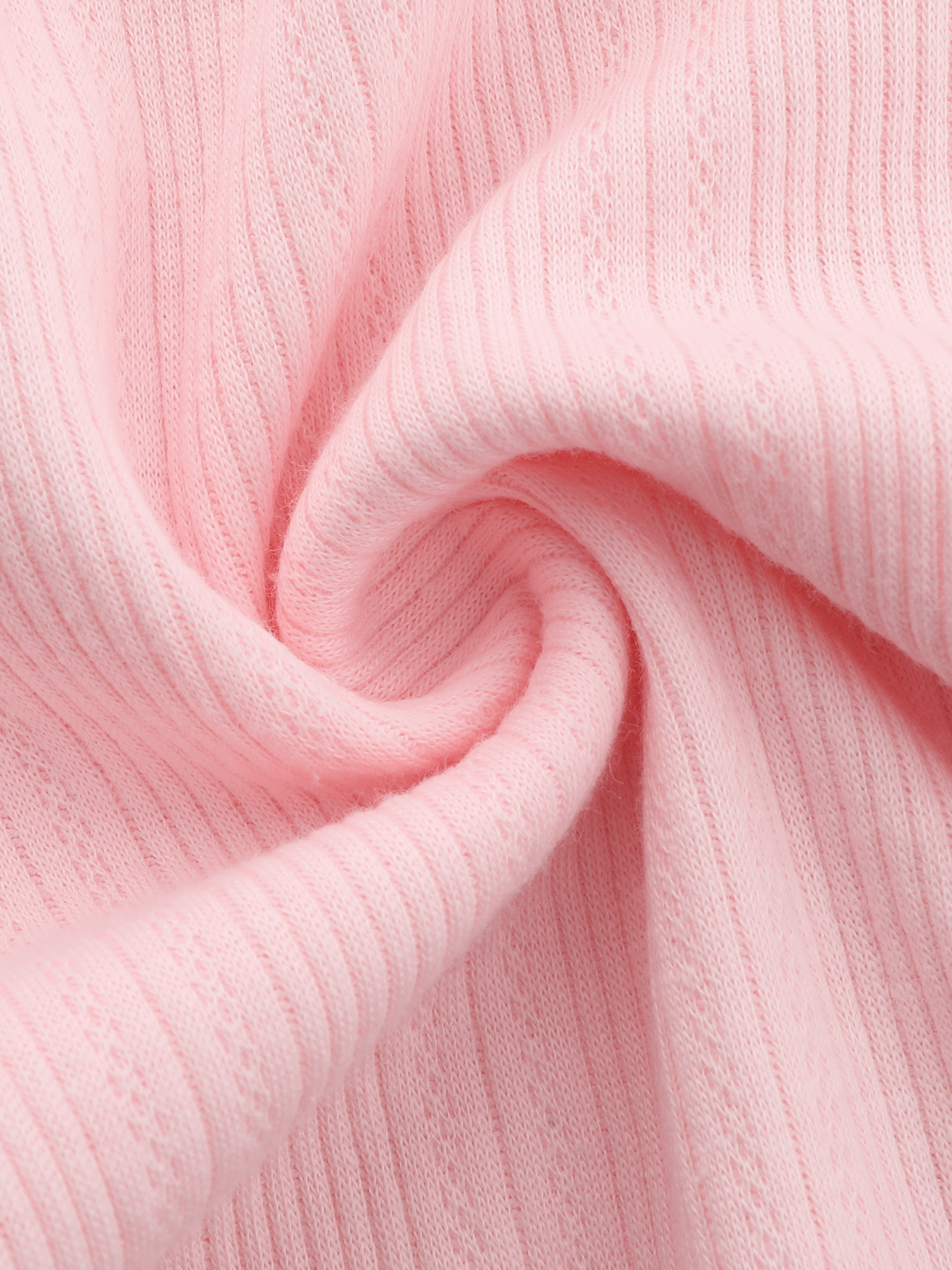 DARING DIVA Women's Cotton Knit Ribbed Elastic Waist Loungewear XS Pink