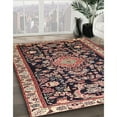 thumbnail image 3 of Ahgly Company Machine Washable Indoor Square Traditional Vermilion Red Area Rugs, 7' Square, 3 of 7