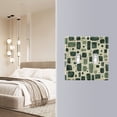 thumbnail image 4 of Yayeee Toggle Light Switch Wall Plate 3-Gang 6.37"x4.48" Decorative Outlet Cover, Green Geometric, 4 of 7