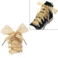thumbnail image 3 of 1 Paire Lacets Élargis Transparents 4CM pour Fête Danse Randonnée Hip hop Accessoires (Doré), 3 of 8