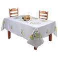 thumbnail image 2 of creative Linens Easter Bunny Egg White 68x104 Rectangular Spring Fabric Tablecloth, 2 of 3