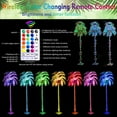 thumbnail image 2 of ZXNYH 5FT LED Lighted Palm Tree with Coconuts Outdoor Artificial Palm Tree Prelit Christmas Tree Tropical Palm Tree Lights for Home Patio Pool Hawaiian Luau Jungle Party Tiki Bar Indoor Decoration, 2 of 6