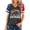 GrayAW0520&13, variant on 1776-2026 250 Anniversary USA Shirts Flag Print V Neck T Shirts for Women Short Sleeve Celebration Freedom Patriotic 4th of July Shirt Women Blue M