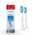thumbnail image 1 of Genuine Philips Sonicare Simply Clean replacement toothbrush heads, HX6012/04, 2-pk, 1 of 9
