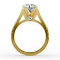 thumbnail image 4 of OMRE 4 Carat Moissanite Ring 18K Yellow Gold Plated 925 Sterling Silver Anniversary Engagement Wedding Promise Ring for Women, 4 of 4