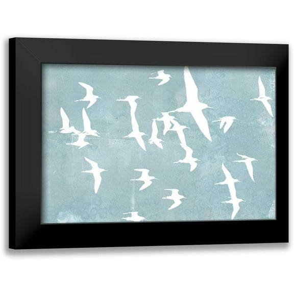 Goldberger, Jennifer 14x11 Black Modern Framed Museum Art Print Titled - Silhouettes in Flight II