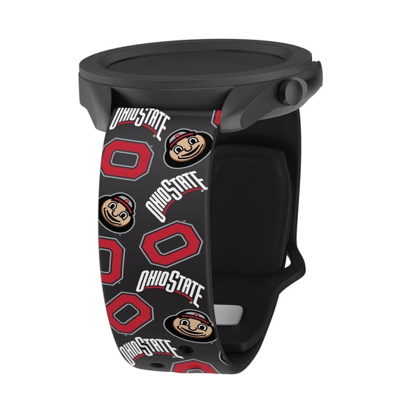 Buckeyes HD Unisex Watch Band for Samsung Galaxy and more (22mm Long Scattered) by Affinity Bands