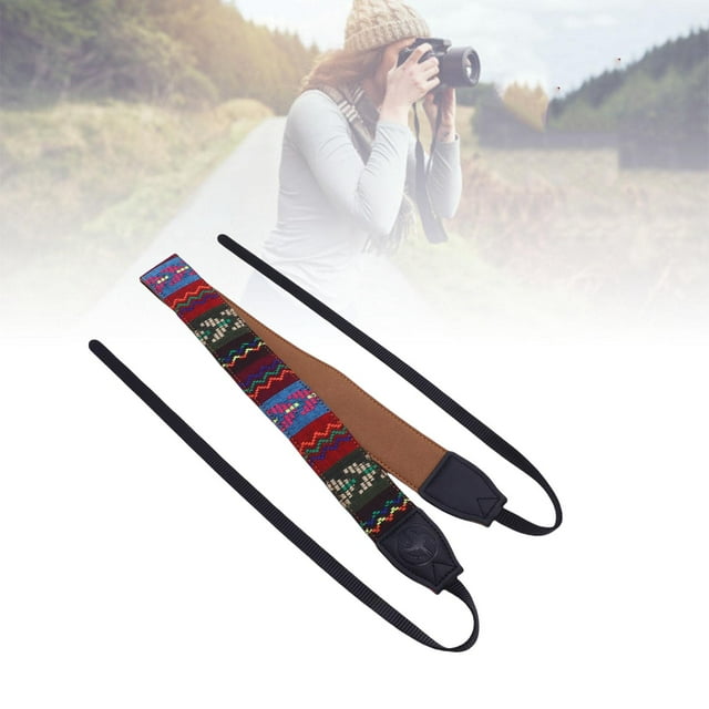 Camera Strap Nylon Vintage Ethnic Style Adjustable Universal Camera Neck Shoulder Strap Camera Strap
