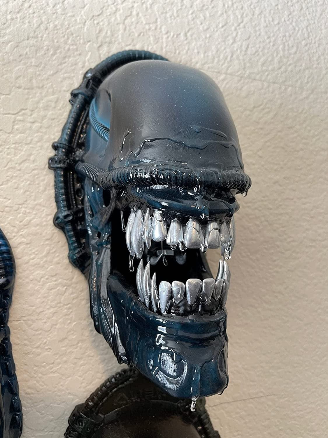 Alien Sculptures-Mucus Xenomorph Head 
