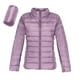 thumbnail image 2 of Chaquetas y abrigos casuales de manga larga sin capucha para mujer, chaqueta acolchada de manga larga con cuello alto y cremallera, abrigo de invierno con bolsillos para mujer, 2 of 6