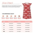 thumbnail image 3 of Fotbe Popcorn2 Vestido de Dormir para Niñas de 3 a 10 Años, Mangas Cortas, Estilo Princesa, Pijama Camisón con Mangas Voladas-Small, 3 of 6