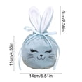 thumbnail image 3 of Japceit Easter Bunny Gift Bags, Drawstring Velvet Bunny Ear Candy Bags for Party, Easter Egg Hunt Supplies and Holiday Celebration, Festive Treat Containers, 3 of 6