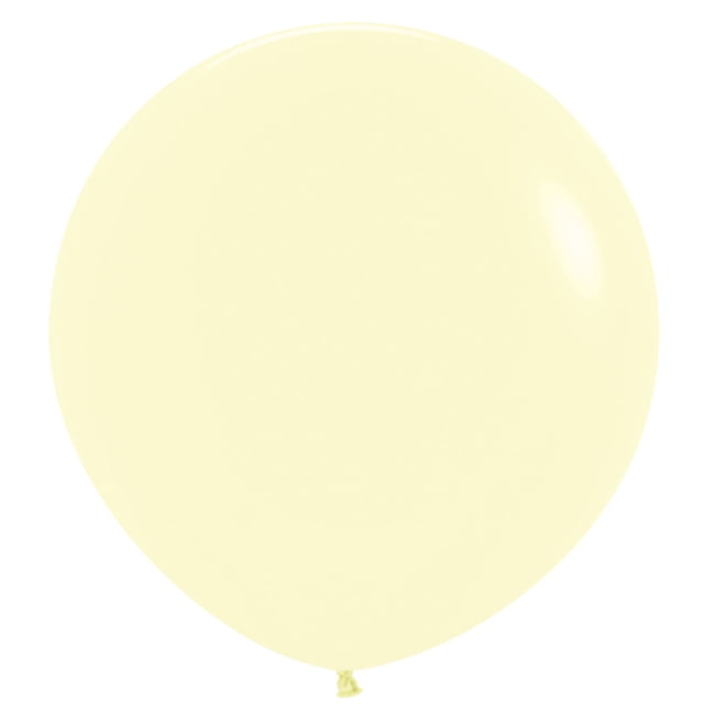 Pastel Matte Yellow Party Supplies – 2 Premium Biodegradable Large Balloons for Birthdays – Durable & Vibrant Colors – Perfect for Unisex Celebrations & Fun Events!