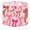 Color 4, variant on Drum Lamp Shade Coquette Pink Leopard Bows Modern Fashion Pink Leopard Bows Large Lampshade for Table Lamps Floor Lamps Pendant Light 13"x13"x10" Linen Lampshade Replacement Easy Assembly
