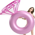 thumbnail image 3 of EASTIN Inflatable  Ring Pool Float - Engagement Ring Bachelorette Party Float Stagette Decorations Swimming Tube Floaty Outdoor Water Lounge, 3 of 7