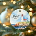 thumbnail image 5 of Coastal Lighthouse Ornament Coastal Lighthouse Christmas Ornament 2025, Personalized Lighthouse Ornament with Name and Year, Gifts for Sea Lover, Custom Lighthouse Ornament Xmas To3VYb, 5 of 6
