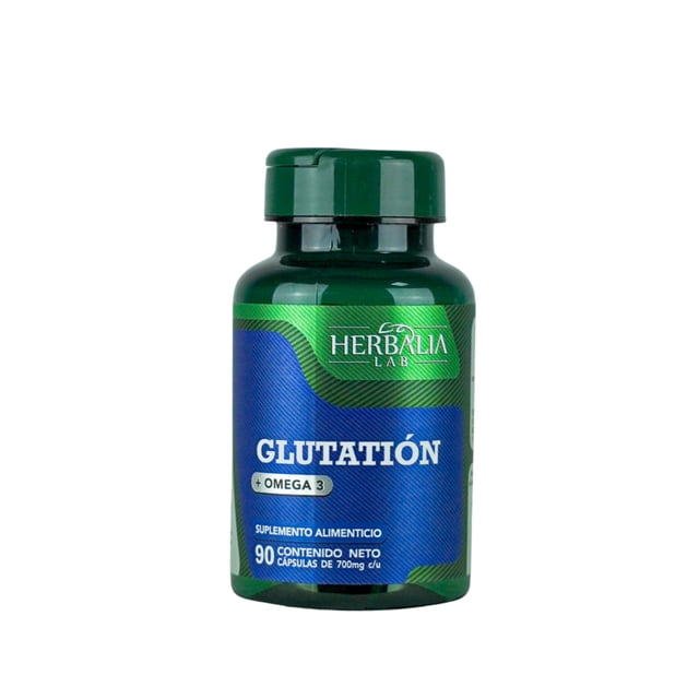 Glutation + Omega 3 Herbalia Lab 90 Cápsulas
