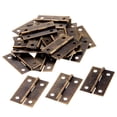 thumbnail image 3 of 20 unids Bronce antiguo / gabinete de puerta de oro bisagras accesorios de muebles cajas de regalo de madera Cajas de bisagra decorativa Muebles de muebles 34x22mm, 3 of 5