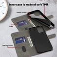 thumbnail image 4 of Leather For Samsung Galaxy A57 5G Wallet Case Crystal Material Painted Pattern, Wallet For Women Men Card Holder Magnetic Clasp Kickstand Folio Case,Color-7,For Galaxy A57 5G, 4 of 7