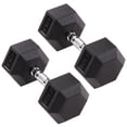 thumbnail image 3 of Signature Fitness Hex Dumbbells Strength Workout Equipment Set, 300 lbs, 3 of 10