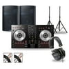Pioneer DJ DJ Package with DDJ-SB3 Controller and Alto TX2 Series Speakers 12" Mains