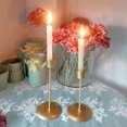 thumbnail image 3 of BKBP Wrought Iron Taper Candle Holder Set of 2,Decorative Tall Candle Stand, Candlestick Holder for Wedding, Dining Table, Party Decoration, 3 of 4