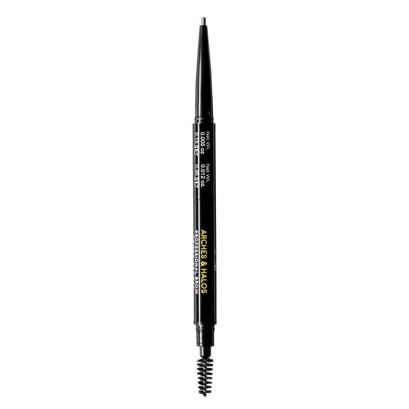 Arches and Halos 2-in-1 Eyebrow Pencil and Powder, Warm Brown, 0.017 oz