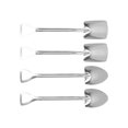 thumbnail image 2 of Stainless Steel Cute Shovel Spoon, Small Portable Stainless Steel Watermelon Spoon  For Home 4 Pointed Shovel,4 Quadrate Shovel,2 Pointed Shovel 2 Quadrate Shovel, 2 of 8
