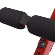 Stamina X Hyper Extension Exercise Bench, Red and Black
