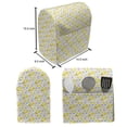 thumbnail image 4 of Modern Stand Mixer Cover, Abstract Minimal Design Pattern of Surreal Funky Polygonal Forms, Kitchen Appliance Organizer Bag Cover with Pockets, 5 Quarts, Yellow Pale Pink Seafoam, by Ambesonne, 4 of 4