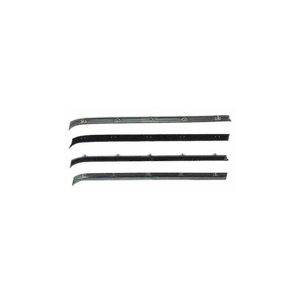 Front Door Window Guide Felt Compatible with 1981 1986 Chevy K5