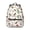 Mushroom and Butterfly, variant on Mushroom and Character White Pattern Backpack for School, Cute School Bag with Adjustable Shoulder Straps and Padded Back, 15.3"x11"x7.1"