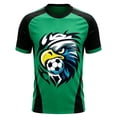 thumbnail image 4 of Gunia Kids Boys T Shirts Football Graphic Short Sleeve Breathable Sporty Tee Activewear Youth Casual Shirt Tops Green 8-9 Years, 4 of 4