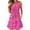 Hot Pink, variant on Cocktail Dresses for Women Women's Summer Design Casual Dress Gradual Sleeveless Neck V-Neck Long Dress Hot Pink 3XL